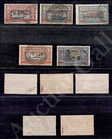 1924 - Manzoni (55/59) - 5 Valori Usati Con Annullamenti Originali (1.000) - Autres & Non Classés