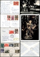 1952/1966 - Due Buste + Due Cartoline Con Affrancature Del Periodo - Da Esaminare - Lombardo-Venetien