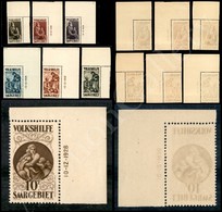 Sarre - 1928 - Beneficenza Soggetti Vari (Unif.125/131)   Serie Completa Di 7 Valori - Angolo Di Foglio - Gomma Integra - Otros & Sin Clasificación