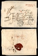 Lettera Da Heidelberg (rosso) A Firenze Del 22.7.42 - Impronta Austria N.4 (doppio Cerchio) + Controbollo (I Tipo) Nell' - Lombardije-Venetië