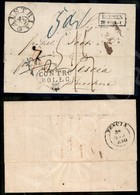 Lettera Da Barmen (cartella) A Pescia Del 20.3.50 - Impronta Austria N.4 (doppio Cerchio) + Controbollo (II Tipo) - Lombardo-Venetien