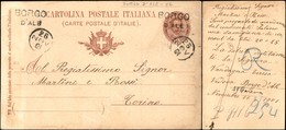 Borgo D'Ale (VC) Lineare + Muto A Data Entrambi Annullatori - Intero Postale (C25) Per Torino Del 26.11.01 - Sonstige & Ohne Zuordnung