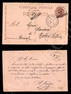 Carignano (TO) Lineare + Muto A Data Entrambi Annullatori - Intero Postale (C26) Per Bobbio  Pellice Del 5.5.03 - Autres & Non Classés