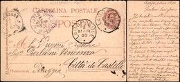 Lagopesole (PZ) Ottagonale Annullatore - Intero Postale (C26) Per Città Di Castello Del 2.3.00 - Autres & Non Classés