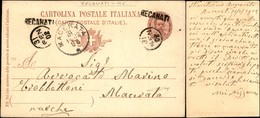 Recanati (MC) Lineare + Muto A Data Entrambi Annullatori - Intero Postale (C25) Per Macerata Del 31.1.02 - Autres & Non Classés