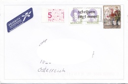 NIEDERLANDE - 3 Fach Frankierung Auf Brief - Storia Postale