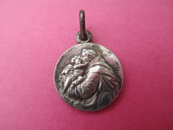 Petite Médaille Religieuse Ancienne/Saint Antoine Et Enfant ?//Fin XIXéme Siécle    CAN435 - Religion & Esotericism