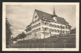 ZÜRICH Krankenhaus BETHANIEN Spital Fluntern Kuserstrasse Ca. 1920 - Fluntern