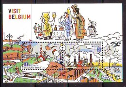 BELGIQUE - BELGIUM - 2012 VISIT BELGIUM S/S - Rocket Tintin ** Mi BL166 - Unused Stamps