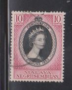 NEGRI SEMBILAN Scott # 63 Used - QEII Coronation - Negri Sembilan