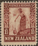 NZ 1935 1 1/2d Cooking Single Wmk SG 558 HM #AAT186 - Ungebraucht