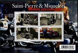 St Pierre Et Miquelon 2017 - Les Motos Anciennes De SPM - BF Neufs // Mnh - Blocs-feuillets