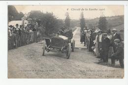 1CPA THE- CIRCUIT DE LA SARTHE 1906 - PASSERELLE DE ST CALAIS DE LA TOULOUBRE - EQUIPE BAYARD - Rallyes