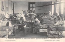 52-SAINT-DIZIER- BATAILLE DE LA MARNE, 6 AU 12 SEPTEMBRE 1914, UNE SALLE DE BLESSES - Saint Dizier