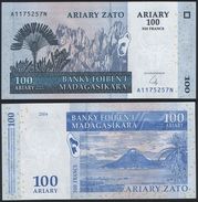 Madagascar DEALER LOT ( 10 Pcs ) P 86 B - 100 Ariary 2004 - UNC - Madagaskar