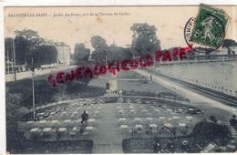 95 - ENGHIEN LES BAINS- JARDIN DES ROSES PRISE DE LA TERRASSE DU CASINO -1908 - Enghien Les Bains