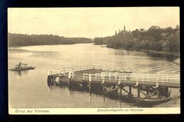 Gruss Aus Wannsee - Dampferanlegestelle Am Stolpersee / Postcard Circulated, 2 Scans - Wannsee