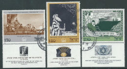 1977 ISRAELE USATO DIPINTI CON APPENDICE - T18-7 - Gebraucht (mit Tabs)