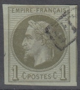 #122# COLONIES GENERALES N° 7 Oblitéré Griffe PD (Réunion) - Napoleon III