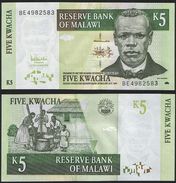 Malawi DEALER LOT ( 10 Pcs ) P 36 C - 5 Kwacha 1.12.2005 - UNC - Malawi