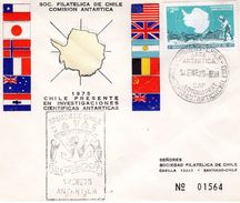 Cile 1975, Antartic Base Arturo Prat, Polar Cover - Programmes Scientifiques