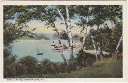 Boat Landing, Schroon Lake, N.Y. - (USA) - Adirondack