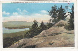 Bald Mountain Fire Observatory, Fulton Chain Of Lakes, Central Adirondack Mts., N.Y. - (USA) - Adirondack