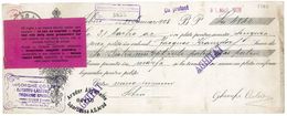 Romania, 1928, Vintage Cheque Order / Promissory Note - Sibiu - Assegni & Assegni Di Viaggio