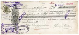 Romania, 1928, Vintage Cheque Order / Promissory Note - Timisoara - Schecks  Und Reiseschecks