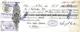 Romania, 1928, Vintage Cheque Order / Promissory Note - Timisoara - Schecks  Und Reiseschecks