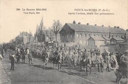 62-NOEUX-LES-MINES- APRES L'ACTION, DEFILE DES PRISONNIERS - Noeux Les Mines