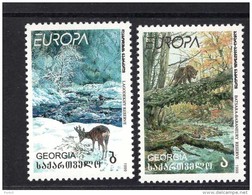 CEPT Natur - Und Nationalparks / Nature National Parks Georgien 312-313  ** Postfrisch, MNH, Neuf - 1999
