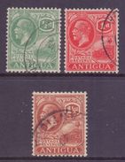 Antigua 1921 Script Cypher 1/2d - 1.1/2d Used - 1858-1960 Colonia Británica