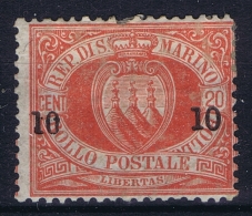 San Marino: Mi Nr 11 MH/* Falz/ Charniere 1892 - Unused Stamps