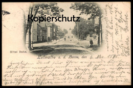 ALTE POSTKARTE LETMATHE AN DER LENNE HOTEL BOHE 1898 Iserlohn Postcard Cpa Ansichtskarte AK - Letmathe
