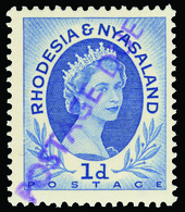 Rhodesia And Nyasaland - Lot No. 1123 - Rhodésie & Nyasaland (1954-1963)