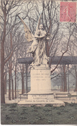 BE17-  PARIS  JARDIN DU LUXEMBOURG  STATUE DE LECONTE DE LISLE  CPA  CIRCULEE RARE - Statues
