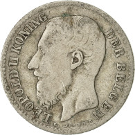 Monnaie, Belgique, Leopold II, Franc, 1887, TB, Argent, KM:29.2 - 1 Franc