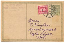 BRATISLAVA / PRESSBURG / POZSONY - SLOVAKIA, POSTAL STATIONERY 1938. USED - Cartes Postales