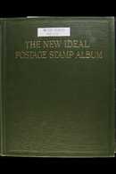 A STANLEY GIBBONS "NEW IDEAL" ALBUM  For Stamps Of The British Empire 1840-1936, And Containing A Queen Victoria To 1936 - Other & Unclassified