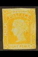 NEW SOUTH WALES  1853 8d Orange Yellow, SG 80, A Rare MINT Example With Good Colour, With Four Clear To Good Margins And - Other & Unclassified