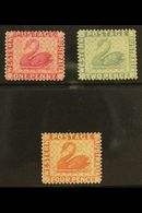 WESTERN AUSTRALIA  1888 1d, 2d & 4d Wmk Crown CA Issue Complete, SG 103/05, Very Fine Mint (3 Stamps) For More Images, P - Other & Unclassified