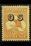 OFFICIAL  1932-3 6d Chestnut, 'Roo, "O S" Ovpt, Wmk Mult Crown Over "A," SG O127, Never Hinged Mint. For More Images, Pl - Other & Unclassified