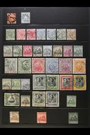 1858-1952 USED COLLECTION  Presented On Stock Pages. Includes 1858 6d Imperf, 1882-86 Shaded Range To Both 4d, 1892-193 - Other & Unclassified
