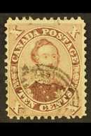 1859  10c Deep Red-purple Perf. 11 3/4 All Round, SG 33b, An Attractive Used Example With Good Colour And Neat Target Ca - Other & Unclassified