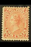 1864  2c Rose-red Queen, SG 44, Fresh Unused. For More Images, Please Visit Http://www.sandafayre.com/itemdetails.aspx?s - Other & Unclassified