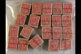 1903  KEVII 2c Rose-carmines (SG 176/77, Scott/Unitrade 90) In Used BUNDLES OF 100 STAMPS, Assembled Back In The Days Wh - Other & Unclassified