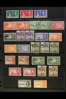 1937-50 COMPLETE KGVI MINT  A Delightful Collection Presented On A Pair Of Stock Pages. Includes A Complete Run To The 1 - Other & Unclassified