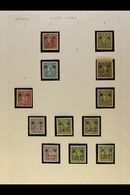JAPANESE OCCUPATION - NORTH CHINA (HONAN).  The 1941-42 All Different Mint Collection Of Overprinted Issues For The PROV - Other & Unclassified