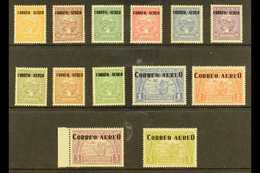 1932  Air "Correo Aereo" Overprints Complete Set (Scott C83/95, SG 413/25, Michel 305/17), Fine Mint Mostly With Dry Gum - Other & Unclassified